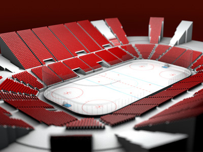 iPhone Hockey Rink Open 3d akqa cinema 4d drew hansen espn josh nordeen motion