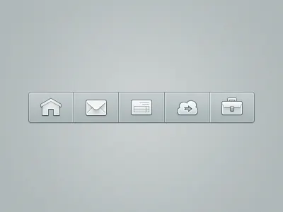 Icons Iphone App actions app briefcase home icons inbox invoice ios iphone user interface