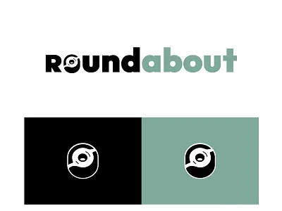 Roundabout bold branding design flow geometric logo logodesign modern organize round simple webiste