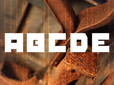 Rust font grid idea inspiration pixel perfect play rust
