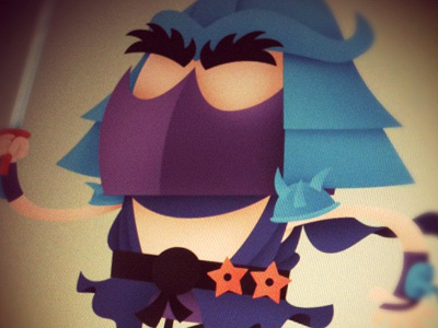 Shredder WIP 2 80s cartoon illustration rendering teenage mutant ninja turtles tv villain