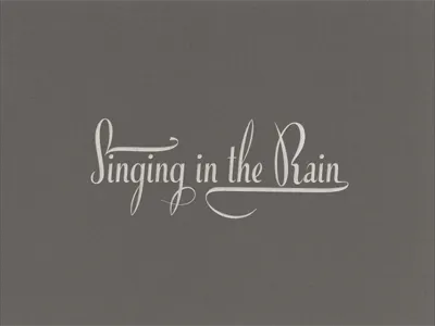 Singing In The Rain ... fancy lettering lettering type typeface typo typography