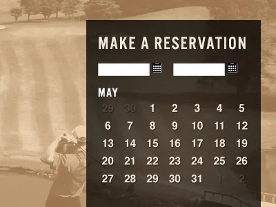 Mill 1 calendar web design