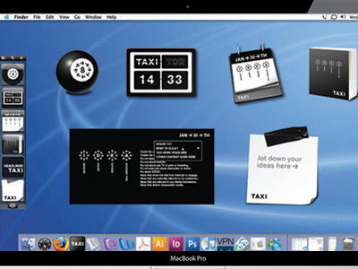 Widgets for TAXI desktop mac promo widget