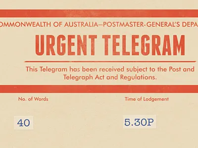 Save The Date Telegram australian save the date telegram wedding