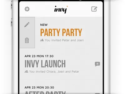 Swipe to edit app iphone swipe