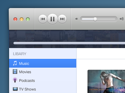 Itunes app button gradient icons itunes mac remake ui