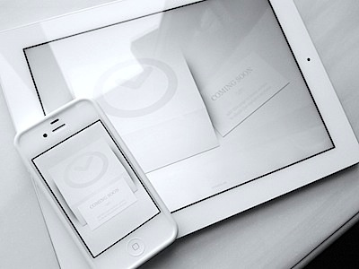 Coming Soon app clear coming soon ios ipad iphone web white