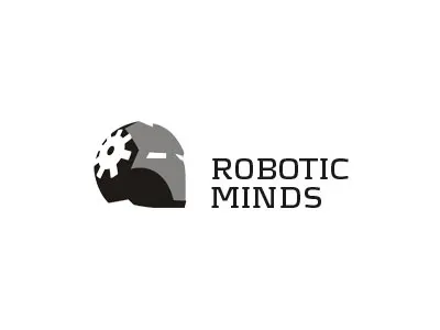 Robotic Minds Logo Design design logo minds robotic