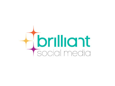 Brilliant Logo branding brilliant design logo social media sparkle