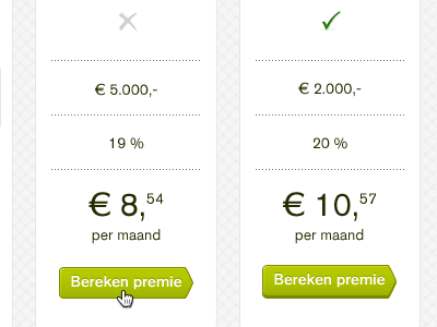 Compare columns button column compare price