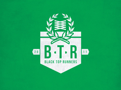 Black Top Runners Logo branding logo vector