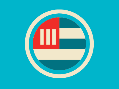 Time for a new Twitter icon america coaches loupe flag geometric icon twitter