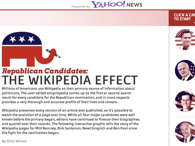 The Wikipedia Effect interactive politics republican wikipedia