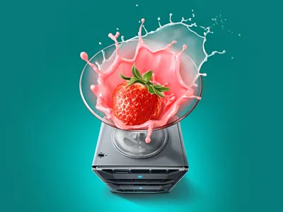 Colocation cocktail colocation hosting icon server strawberry teaser