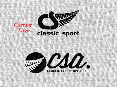Example of Classic Sport Apparel Re-brand