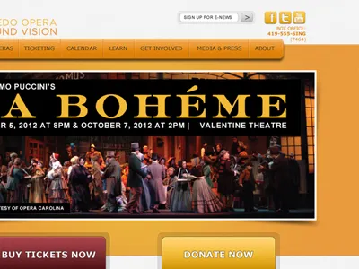 Till the fat lady sings... 2.0 button buttons call to action custom header menu nav navigation redesign shadow sign up site web website