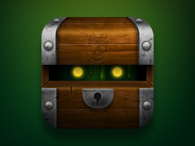 Slime In The Chest app chest fantasy game icon ios korea slime treasure wood