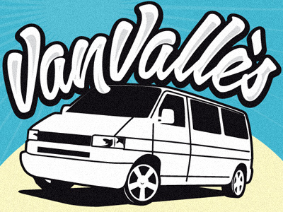 VanVallès lettering poster vector