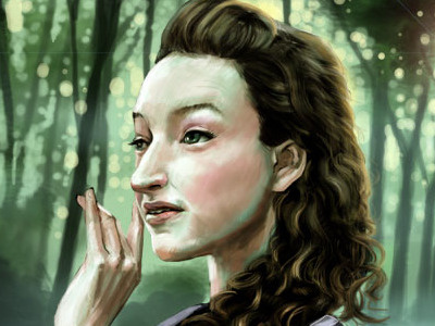 Sylphide art illustration painting photoshop portrait wacom