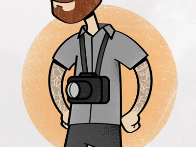 RMJ III promo camera illustration photographer texture