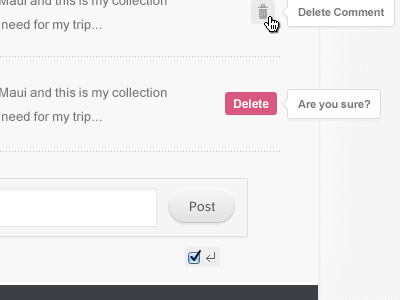 Commenting commenting swirl ui ux