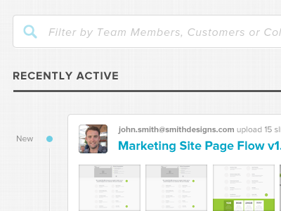MoreBlu Dashboard Refresh app avatar clean experience functional icons input interface minimal moreblu productivity thumbnails typography web app