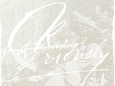 Gapers Block. calligraphy expressive illustration lettering texture