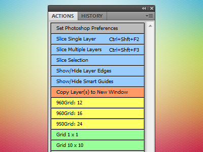 Web Design Actions action atn free freebies photoshop