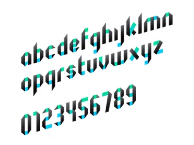My Poor Brain (Typeface) black blue bold characters chars display font green italic letters my poor brain numbers smith tim type typeface words