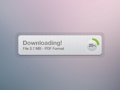 Downloading box css3 download downloading interface jquery modal percent percentage ui