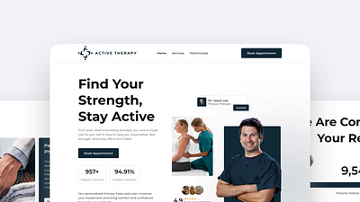 Physical Therapist Website And Branding Design