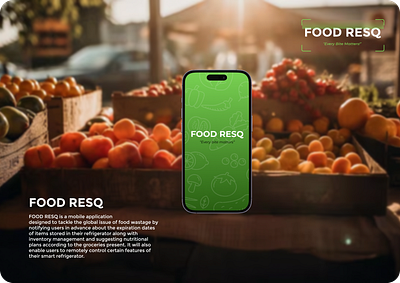 Food ResQ app graphic design illustration interface design mobile application ui ui design ux case study