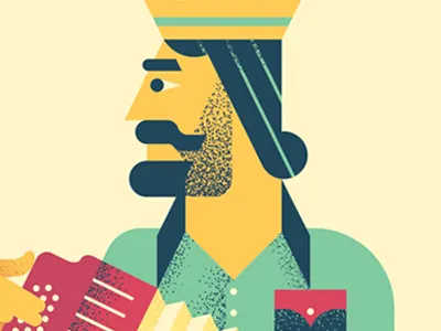 Accordion King accordion illustration king texas