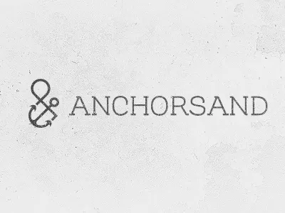 Anchorsand ampersand anchor branding
