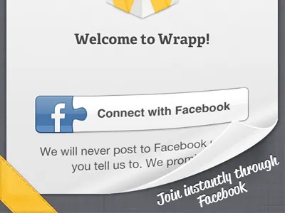 Wrapp App Store Screens app store curl fold wrapp