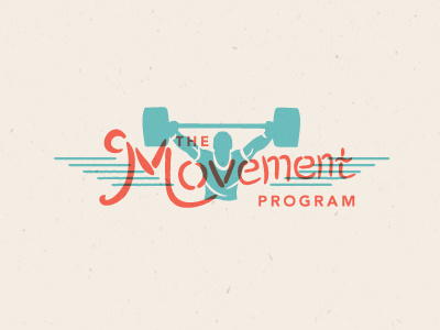 Movin' Around logo movement typography weights