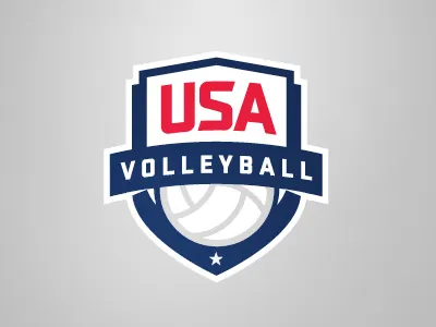 USA Volleyball brand id concept design