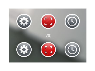 Scan App - UI Buttons - Re-crafted app apple blur buttons capture iphone mobile qr code white