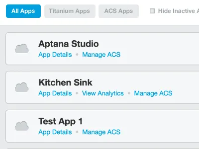 App Management Dashboard appcelerator apps cloud dashboard development management titanium