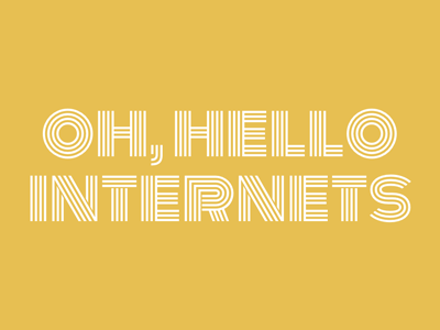 Oh, hello internets code css google fonts hello world html rainbow spectrum website