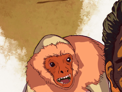 Monkey illustration monkey
