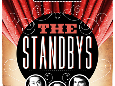 Standbys design documentary film poster illustration ornate poster typography