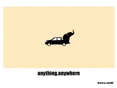 Toyota Hilux - Anything anywhere clean design hilux illustration minimalist toyota