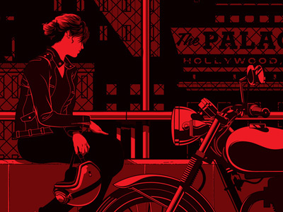 Screen Printed Gig Poster Work in Progress art design gig poster illustration poster print screen print
