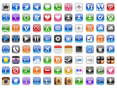 iOS styled icon set 32px - Coming soon 32px icon ios set