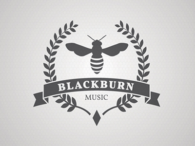 Blackburn Music Logo bee logo music