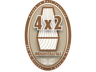 4x2 Beer Label beer label