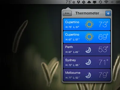 Thermometer For Mac mac os thermometer weather x