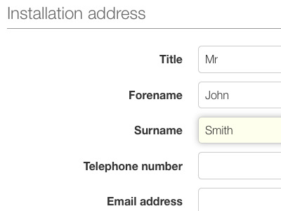 Registration Form css form ui web development